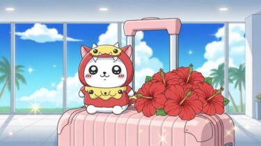 ちいかわポップアップストア那覇空港！シーサー姿が尊すぎて号泣！？