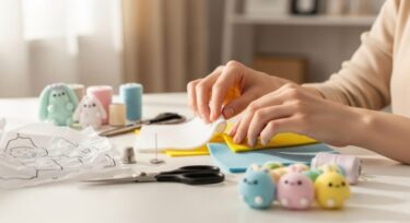 ちいかわフェルト型紙で作る！初心者OLが感動した自作のコツ